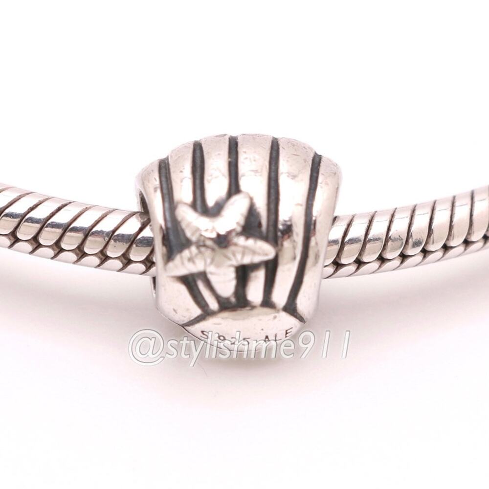 Authentic PANDORA Silver Sea Shell Charm